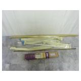 Lot of Household Window Blinds & Curtain Rods