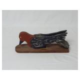 Hand Made Wooden Woodpecker Door Knocker