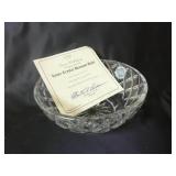 Lenox Crystal Diamond Bowl ~ 5" Across Rim