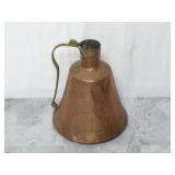 Vintage Turchia Hammered Copper Brass Jug Pitcher