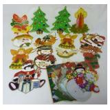 Lot of Christmas Suncatchers & Decorations