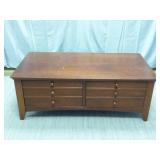 Solid Wood 2 Drawer Coffee Table