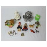 Lot ~ Trinket Boxes & Other Misc Small Items