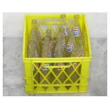 Crate of Vintage Pepsi Soda Bottles