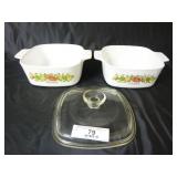 (2) Corning Ware L