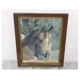 Johnny Johnston Framed Horse Picture