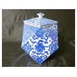 Antique Blue & White Chinese Dragon Jar