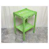 Light Green "Paris" Painted Wood Table