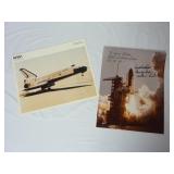 Autographed NASA Space Shuttle Color Photograph