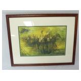 Matted & Framed Steeplechase Print
