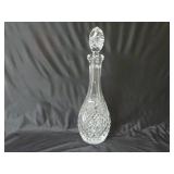Lead Crystal Carafe Decanter w Glass Stopper