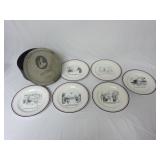 The New Yorker Novelty Cheese Plates