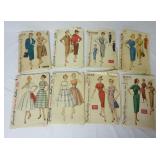 Lot of Mid-Century Simplicity Sewing Patterns
