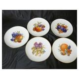 Bavaria Schumann Arzberg Germany Fruit Plates