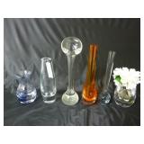 Lot of Vases ~ Scottish, Art Glass & More