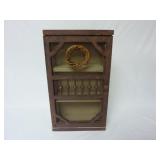 Small Decorative Screen Door Knick-Knack Shelf