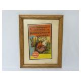 Vintage Framed Wandering Bunny Dame Dingle Book