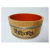 Large Spaulding & Frost Popcorn Bowl