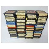 Box Lot of Vintage 8-Track Tapes ~ Country & More