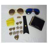 Assortment of Vintage Sun Glasses, Wallet & More