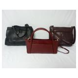 (3) Handbags ~ Aigner, Adax & Liz Claibourne