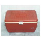 Red & White Igloo Cooler