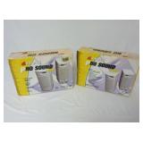 Lot of 2 ~ Inland Pro Sound 1000 Beige Speakers