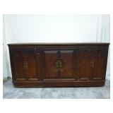 Large 3 Section Wood Buffet / Credenza