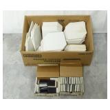 Large Box of Unused Tile ~ White & Black