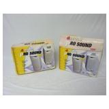 Lot of 2 ~ Inland Pro Sound 1000 Beige Speakers