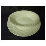 Set of 2 Tiffany & Co Tiffany Weave Irish China
