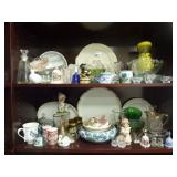 (2) Shelves FULL of Glassware ~ Everything Shown!!