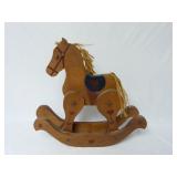 16" Hand Made Wooden Rocking Horse