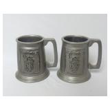 Metal RWP Socktoberfest Mugs ~ 1976 & 1977