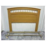 Perdue Woodworks Headboard & Metal Bedframe