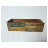 Vintage Wood Kraft American Cheese Box