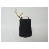 Vintage 5" Tall Black Metal Cow Bell