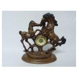 Atlantic Mold Equestrian Horse Clock ~ Untested