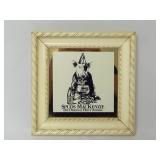 Vintage Spuds Makenzie Party Animal Framed Mirror