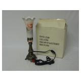 Glass Trumpet Luminaire Rose Lamp ~ New