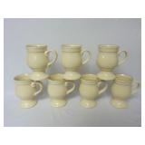 Lot of 7 Pfaltzgraff Honeybrooke Pedestal Mugs