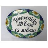 Bienvenidos Mi Casa es su Casa Wall Plaque