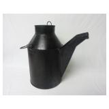 Galvanized Metal Oil Dispenser Can ~ 15" Tall