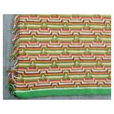 Handmade Colorful Crochet Afghan ~ 64" x 82"