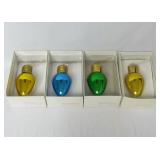 (4) Dept 56 Large Bulb Ornaments ~ See Description