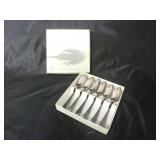 Sheffield England EPNS Grapefruit Spoon Set w/ Box