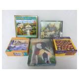 (5) Jigsaw Puzzles ~ (3) Sealed & (2) Opened