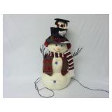 20" Fiber Optic Snowman ~ Tested & Working