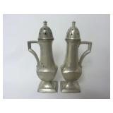 Vintage Peerless Pewter Salt & Pepper Shakers