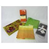 (3) Packs of Fabric Napkins & (2) Table Runners